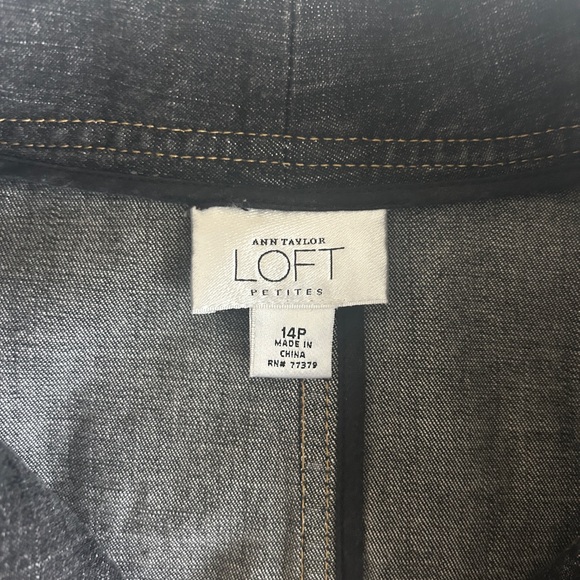 loft blue jean jacket - Picture 3 of 8
